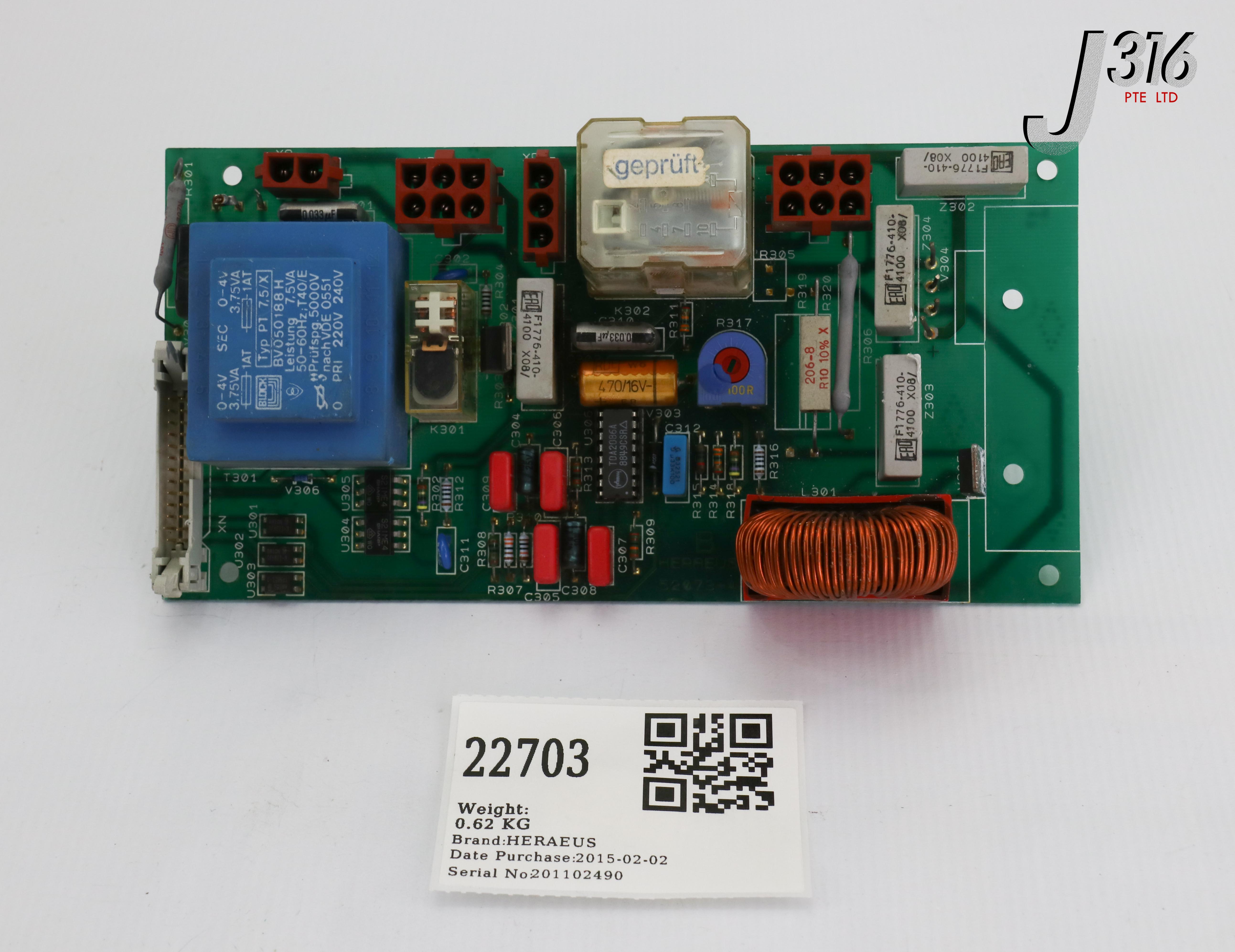 その他 3 22703 HERAEUS PCB ASSY 52073-4 | eBay